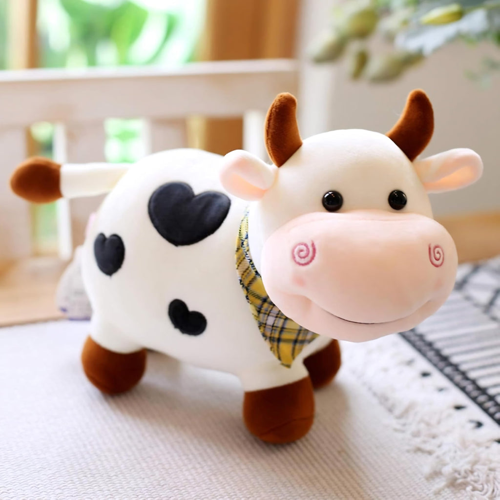 Babique Cow Tremp Plush Soft Toy Cute Kids Animal Home Decor Boys/Girls (Pack of 1)(30 cm)