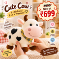 Babique Cow Tremp Plush Soft Toy Cute Kids Animal Home Decor Boys/Girls (Pack of 1)(30 cm)