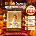SOLOBOLO Acrylic Ganesh Idol for Car Dashboard with Small Temple for Car Dashboard,Ganesh Idol for Office Desk,Ganesha Idol for Gift,Gift for Housewarming Ceremony Mandir (Mandir with Idol),5.6x7.6 Cm