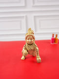 Brass Laddu Gopal Figurines - 3.5 inch - WL4332