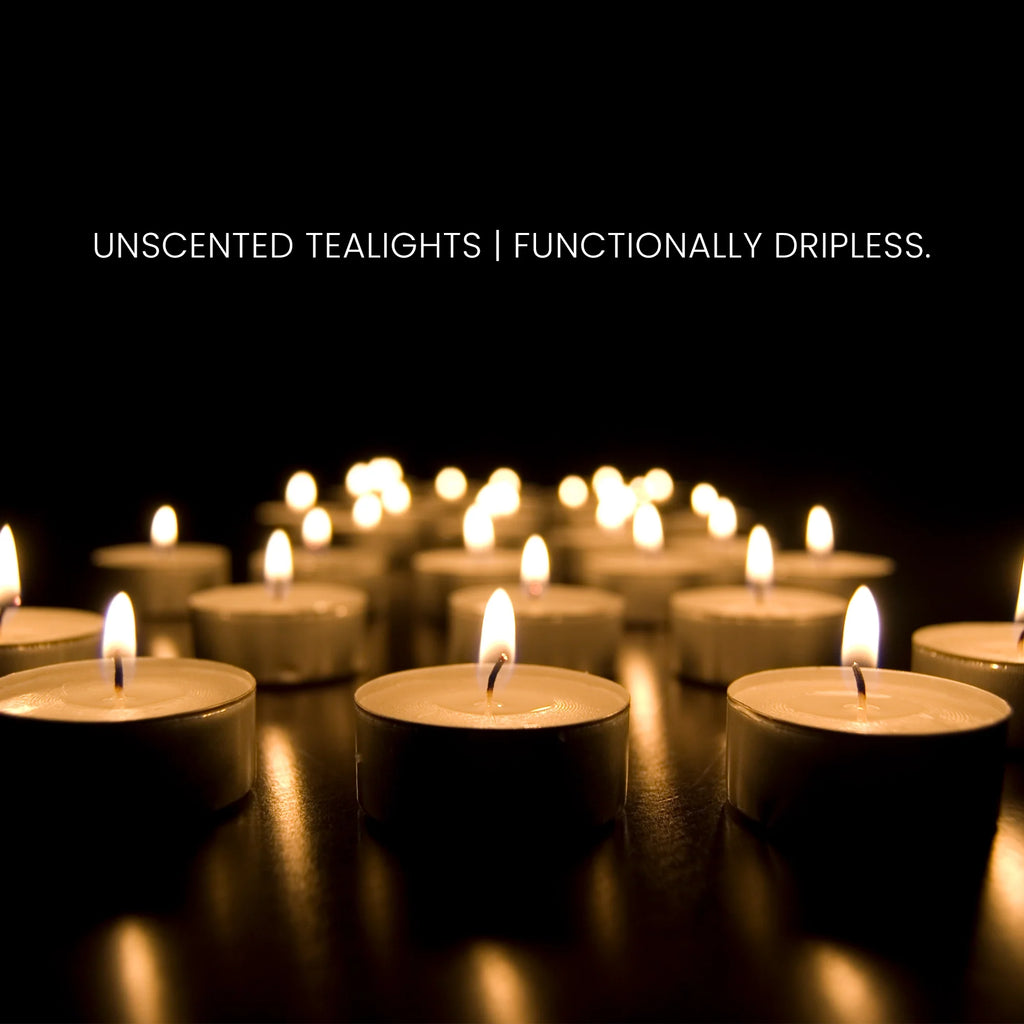 Pack of 50 Unscented Tea lights